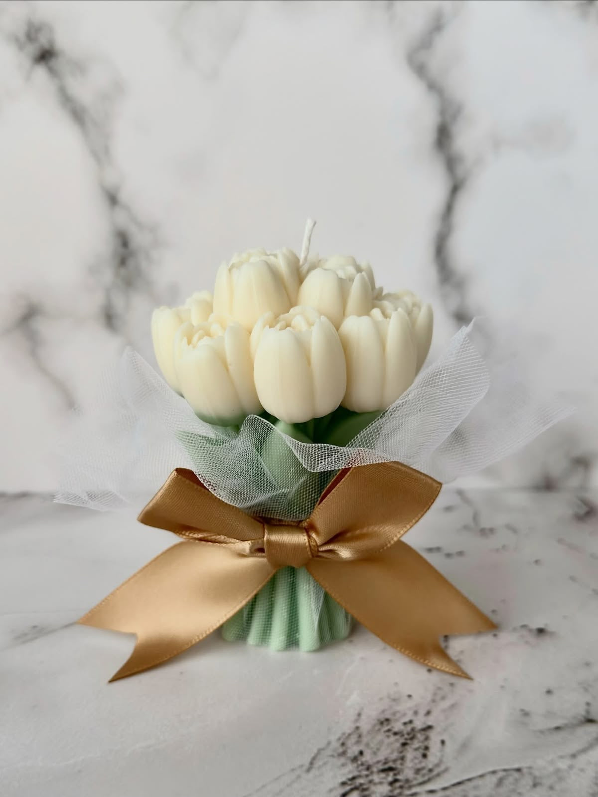 Vela Ramo Tulipán Romántico