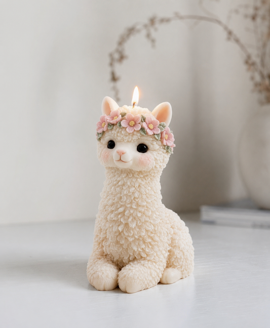 Vela Alpaca de Flores