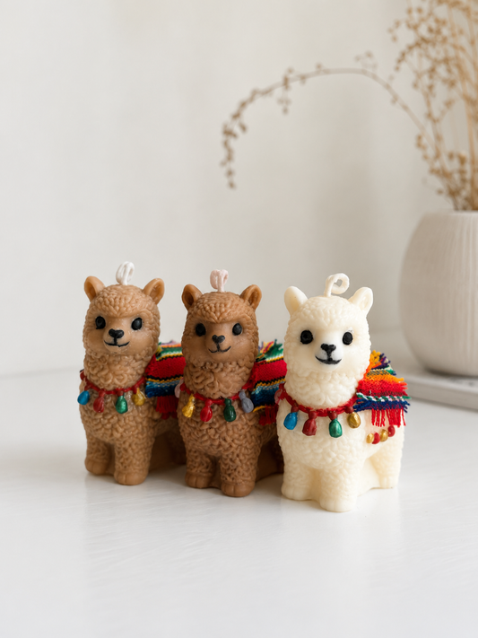 Vela Alpaca de Colores