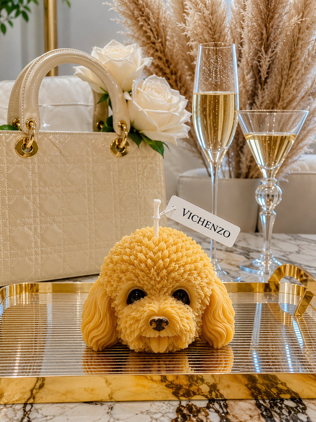 Vela Cabeza Poodle