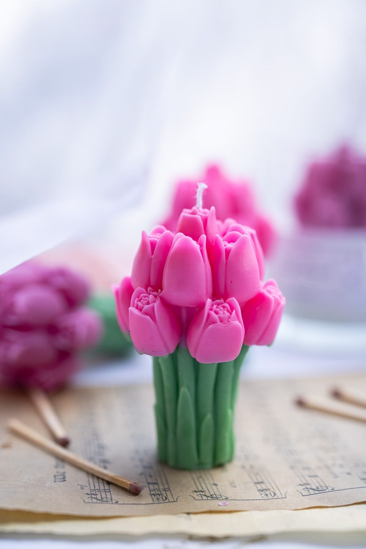 Vela Ramo Tulipán