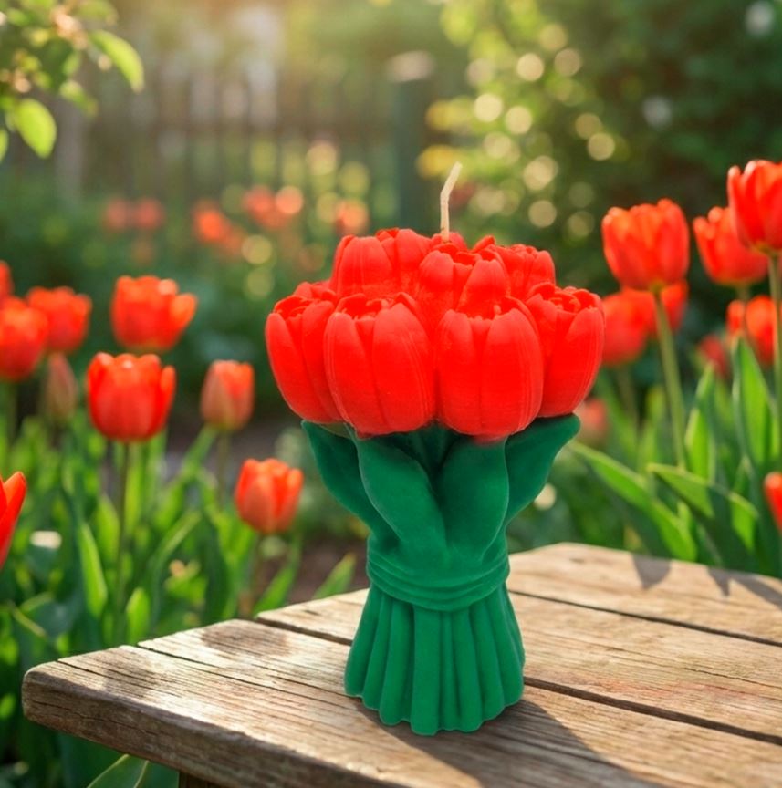 Vela Bouquet Tulipán