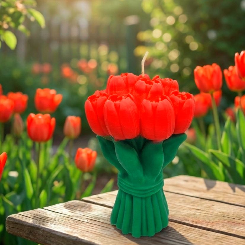 Vela Bouquet Tulipán