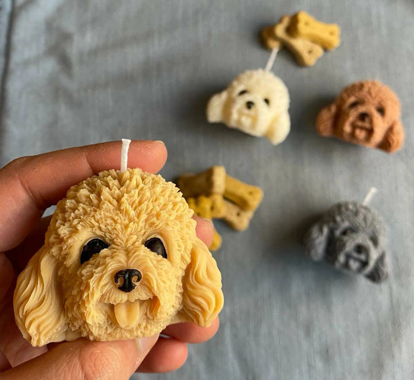 Vela Cabeza Poodle