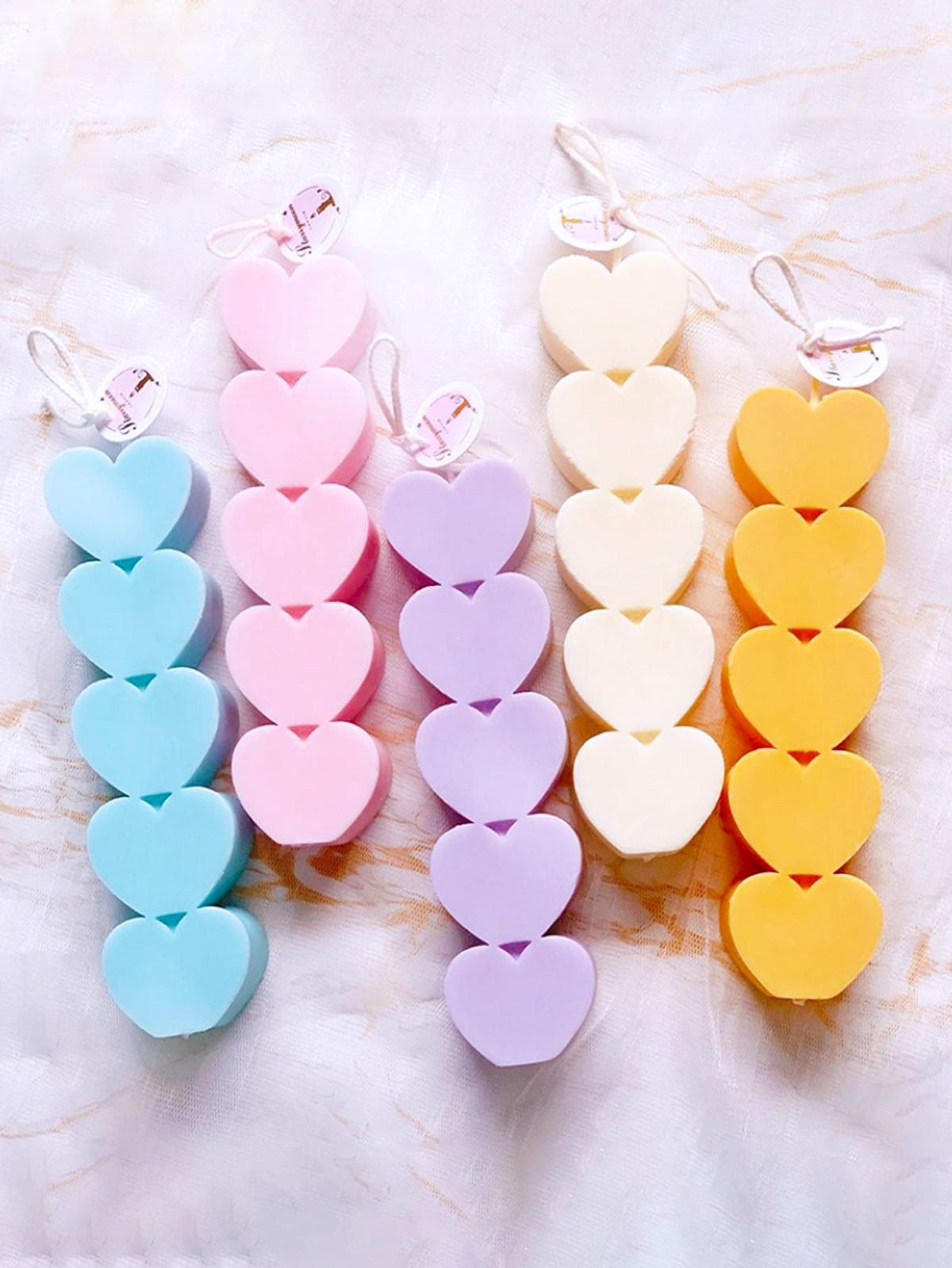 Vela Pila de Corazón