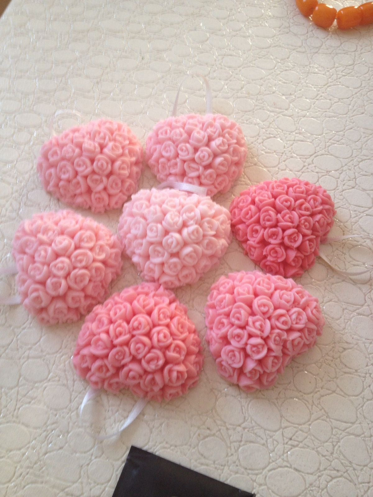 Vela Corazón de Rosas